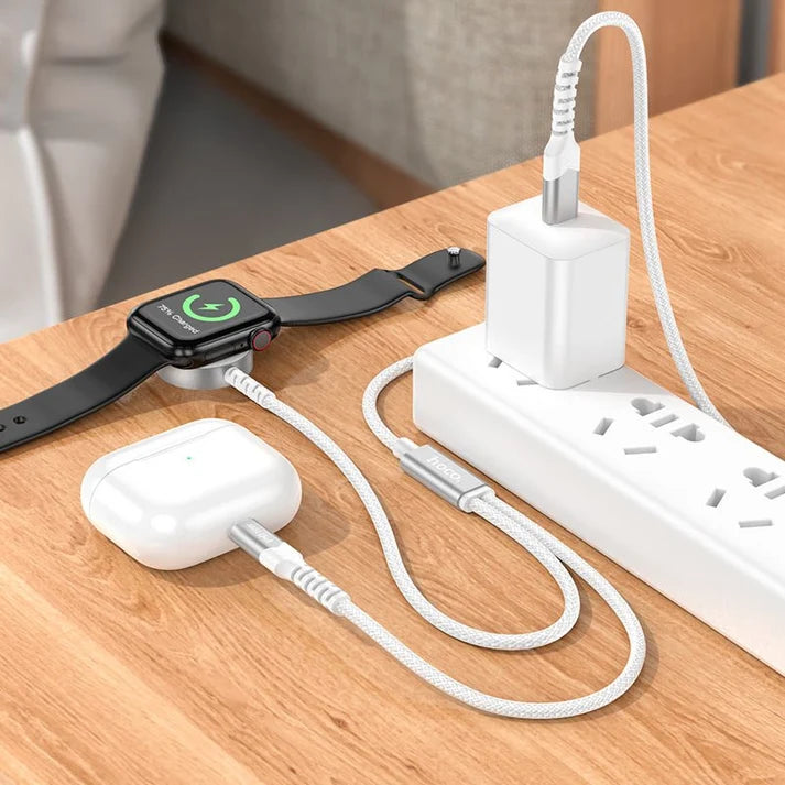 CW54 2-in-1 charging cable iP+iWatch