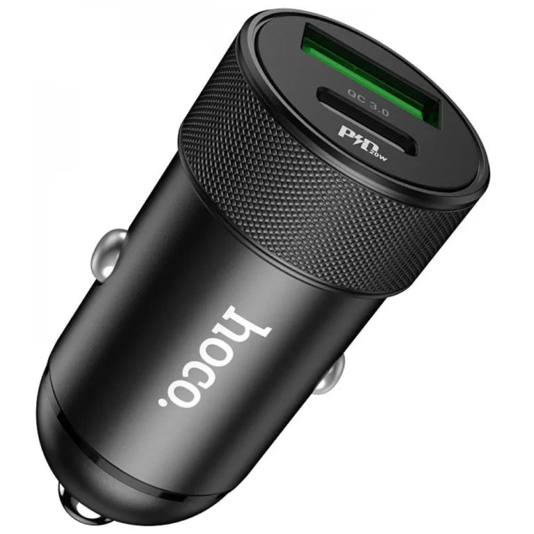 HOCO CAR CHARGER Z32B SPEED UP QC3.0 + PD20W DOUBLE FAST CHARGE