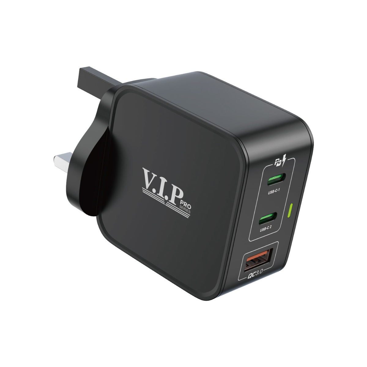 VIP Gan Charger With PD & Usb-C To Usb-C Cable 65w (CH-504)