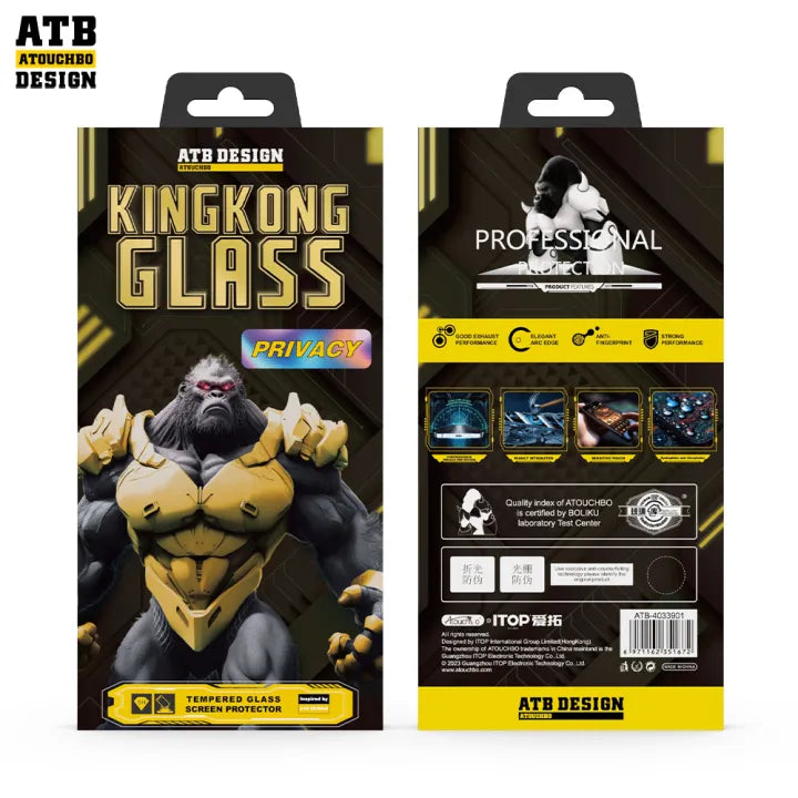 واقي شاشة Kingkong Glass ATB لهاتف Apple iPhone 15 6.1″