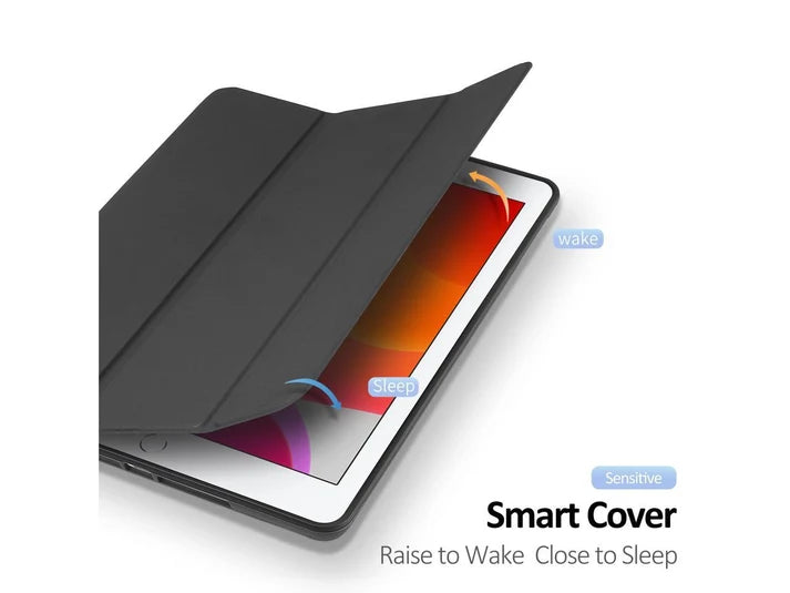iPad 10.2 Smart Case with Pen Slot – Folding Cover, Auto Sleep/Wake (Multiple Colors)