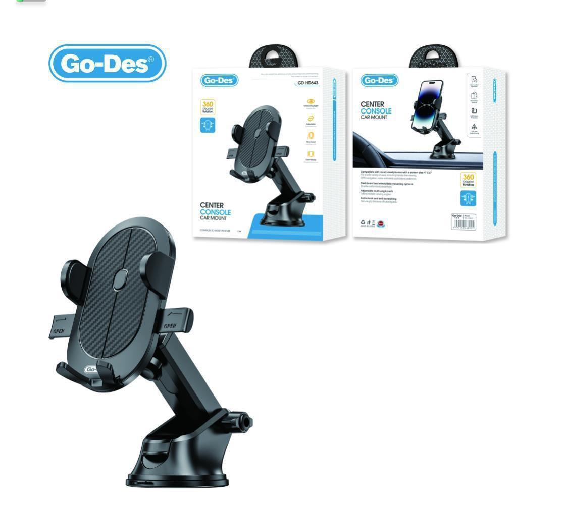 GO-DES CAR SUCTION CUP HOLDER
