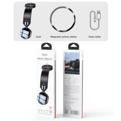 Yesido Magnetic Wireless 15W (C316) – Black