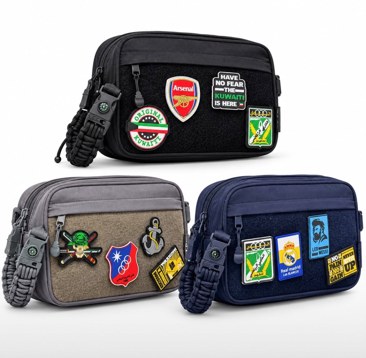 Horizontal Velcro Bag – Stylish, Compact & Customizable