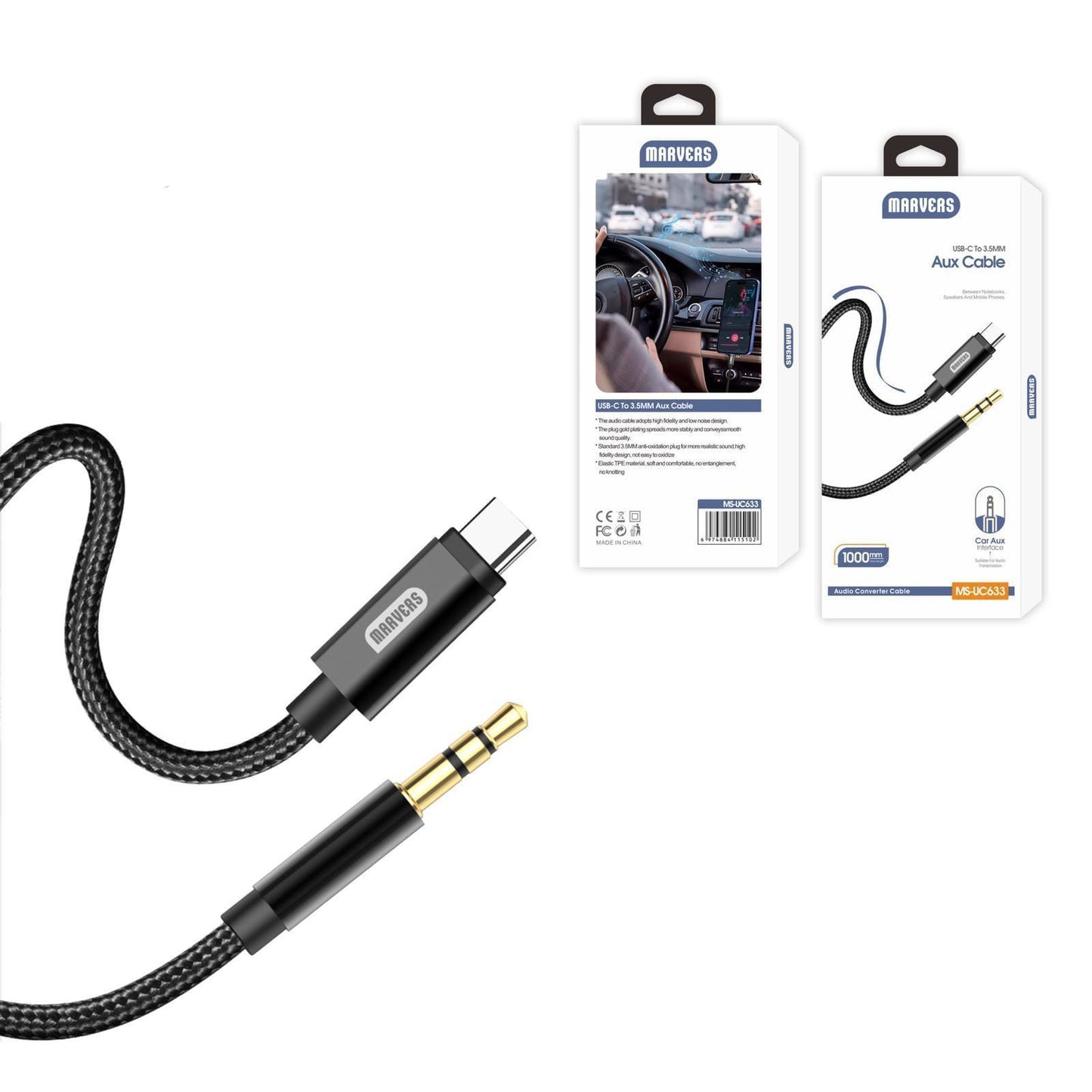 USB-C TO 3.5MM AUX CABLE