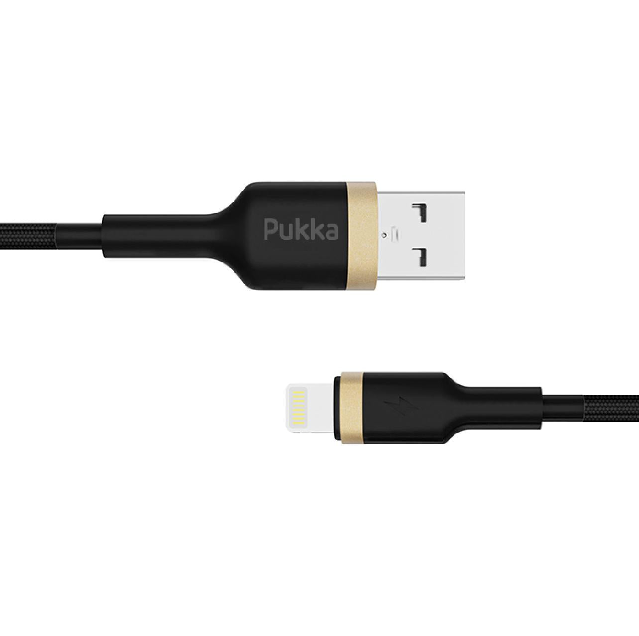 PUKKA P-CORDLT APPLE IOS CABLE – BLACK