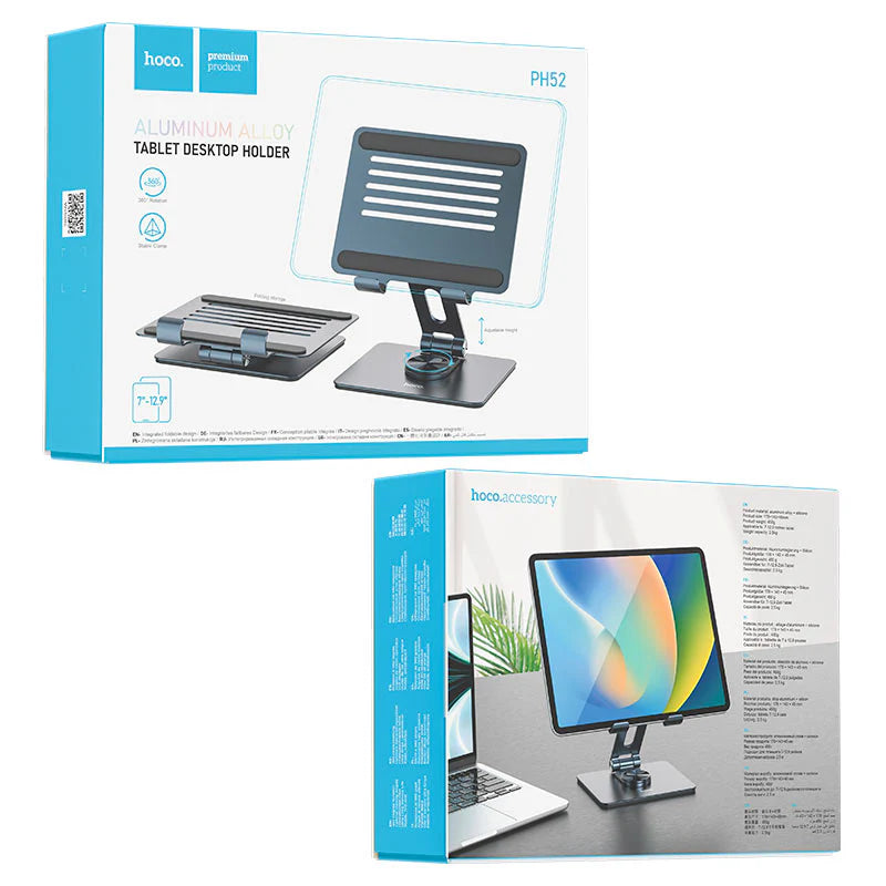 HOCO PH52 MIGHT METAL ROTATING TABLE DESKTOP HOLDER