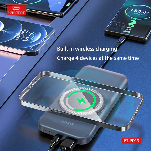 EARLDOM® PD13 WIRELESS POWER BANK 10000MAH