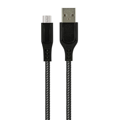 OIIZ POWERLINK USB-A TO MICRO USB ZINC ALLOY HOUSING CABLE KEVLAR