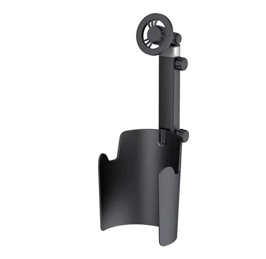 Adjustable Arm Car Cup Tablet Holder – 360° Mount for 5.5"–7.9" Devices