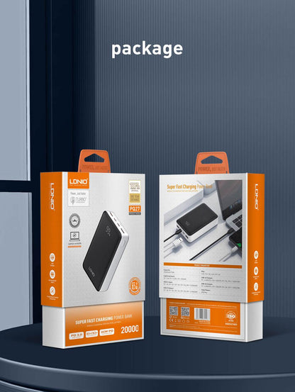 LDNIO PQ27 65W 20,000mAh Super Fast Charging Power Bank