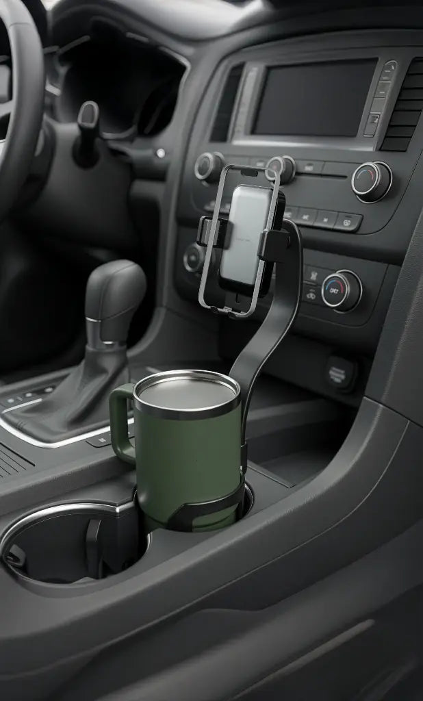 Green Lion Flex Grip – Cup Holder Phone Mount – Black