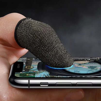 GM4 Phantom Superconducting Fiber Mobile Game Finger Cots (Silver Fiber)