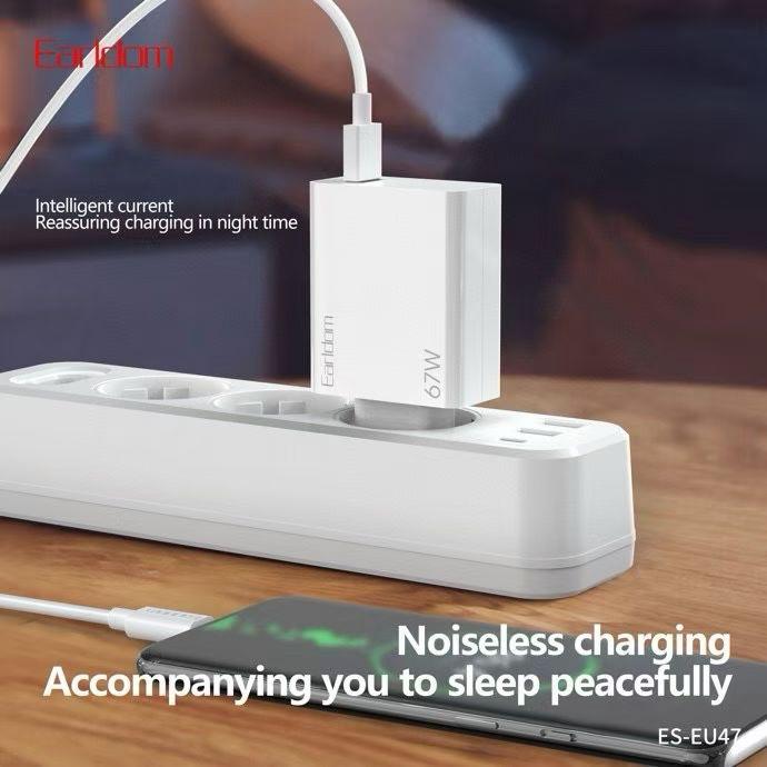 Earldom ES-EU47 67W Super Fast Charging Set (Adapter + USB-C Cable)