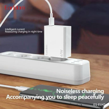 Earldom ES-EU47 67W Super Fast Charging Set (Adapter + USB-C Cable)