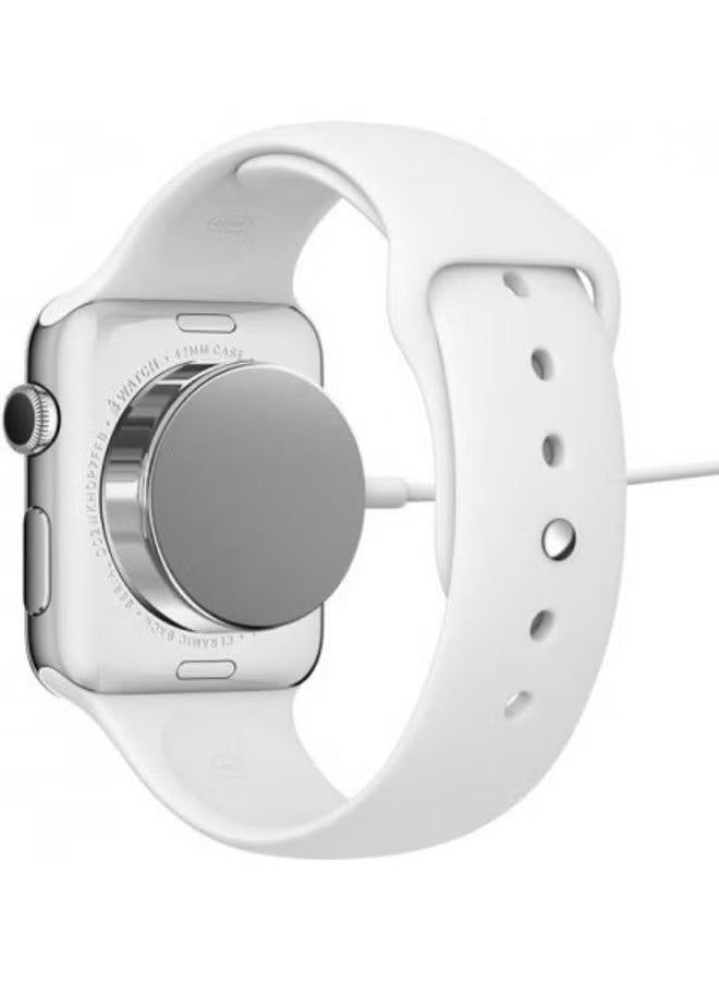USB Magnetic Charger For Apple Watch White