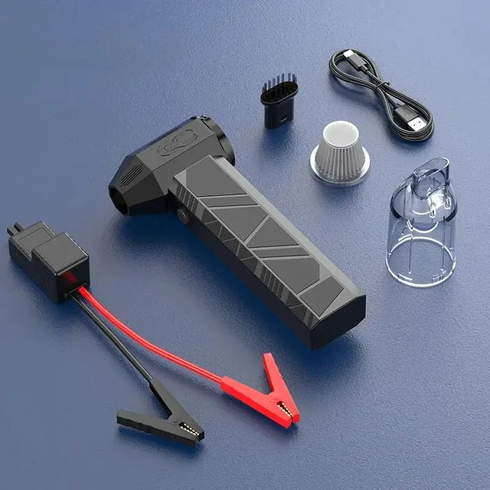 Green Lion JX-82 Jump Starter 12000mAh Blower Vacuum Power Bank