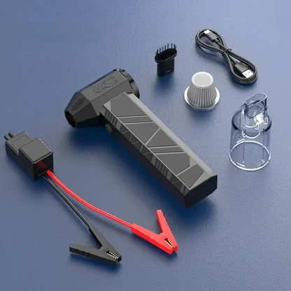 Green Lion JX-82 Jump Starter 12000mAh Blower Vacuum Power Bank
