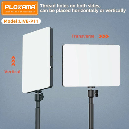PLOKAMA LIVE-P11 LED Fill Light Panel Soft Studio Video Light