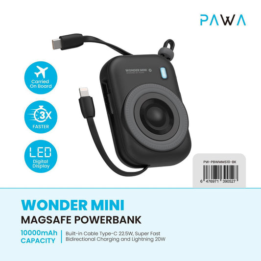 PAWA WONDER MINI POWERBANK 22.5W -USB-C