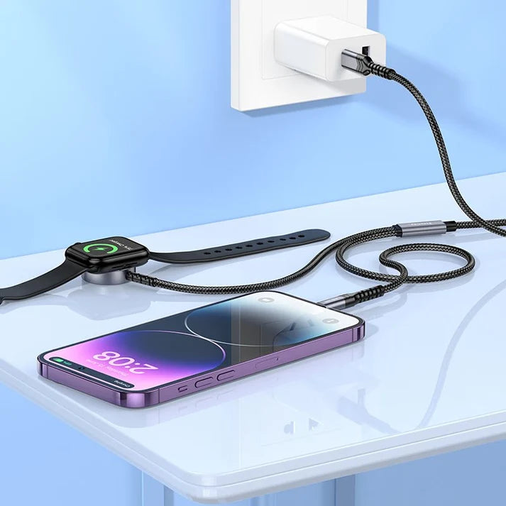 CW54 2-in-1 charging cable iP+iWatch