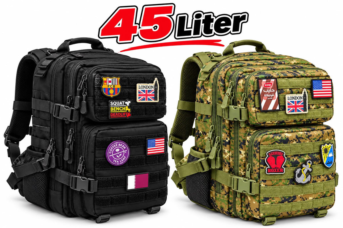45L Velcro Backpack – Large Capacity, Stylish & Customizable