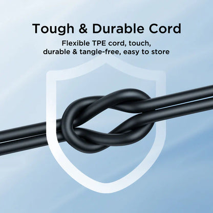 سماعات أذن سلكية معدنية من سلسلة TYPE-C JR-EC06 - أسود