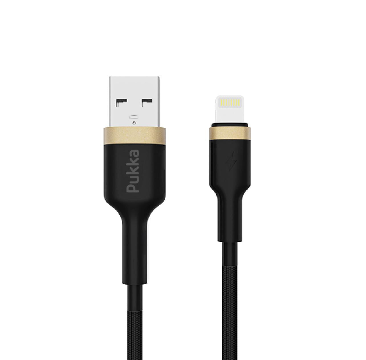 PUKKA P-CORDLT APPLE IOS CABLE – BLACK