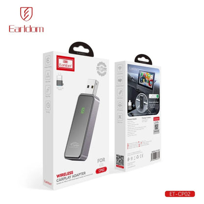 Earldom ET-CP02 Wireless CarPlay Dongle – Plug & Play Adapter