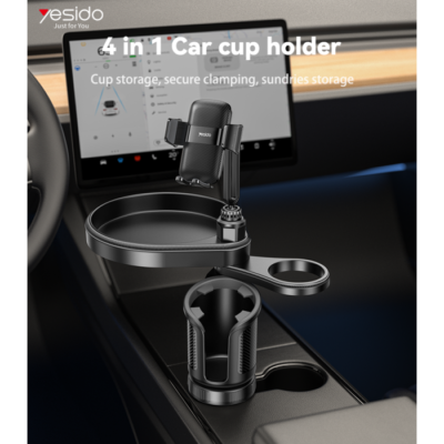 Yesido C274 720 Rotating Phone Mount 4 in 1 Multifunctional Car Cup Phone Holder