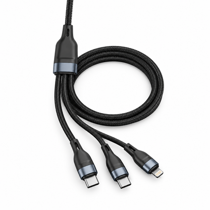 Go-Des 3-in-1 PD Fast Charging Data Cable – GD-UC802