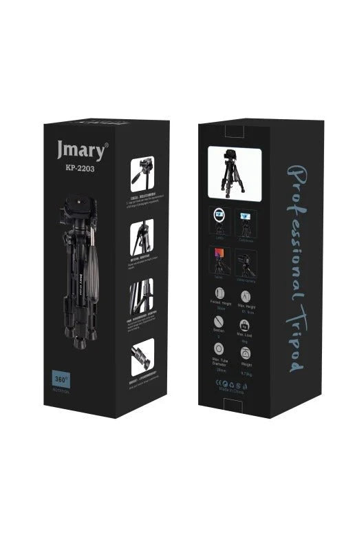 Jmary KP-2203 Heavy Duty Mini Tripod Stand 62cm 4kg Load