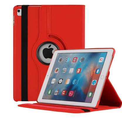 Apple iPad Rotating Book Cover Case – 360° Multi-Angle Stand (Multiple Models & Colors)