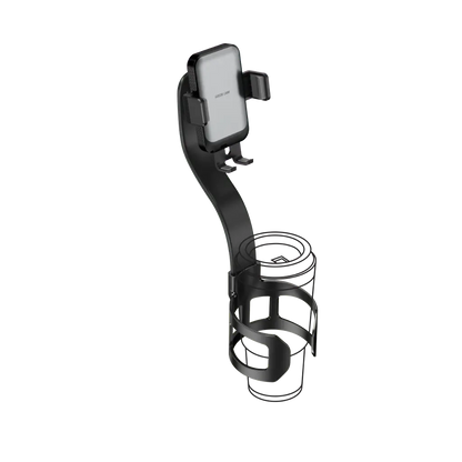 Green Lion Flex Grip – Cup Holder Phone Mount – Black