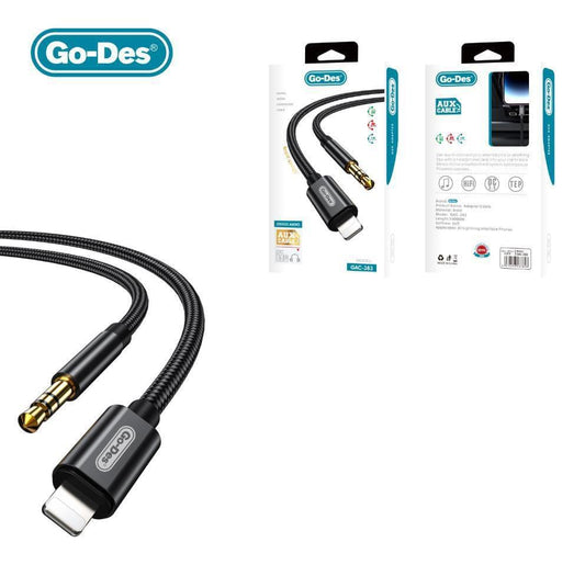 GO-DES HIFI AUDIO AUX CABLE