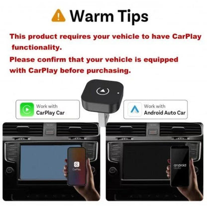 2-in-1 Wireless CarPlay & Android Auto Adapter