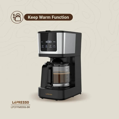 LePresso Rich Brew Coffee Machine Interactive Touch Display – Black