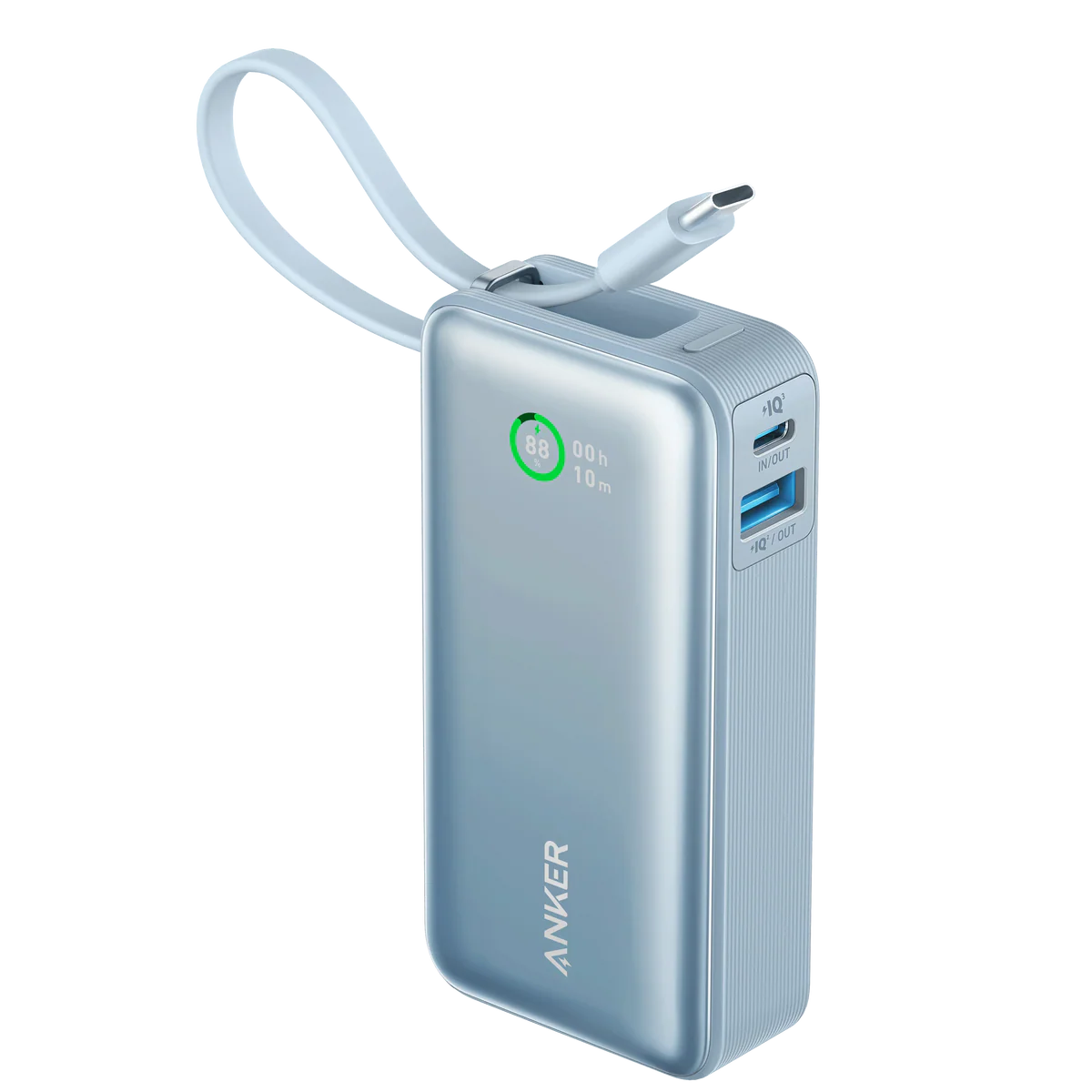 ANKER NANO POWER BANK (30W, BUILT-IN USB-C CABLE) 10000