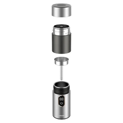 Lepresso MokaRise Electric Moka Maker One-Touch Silver