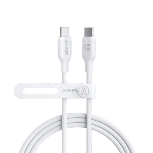 Anker 544 USB-C to USB-C Cable 140W Bio-Based 3ft – White