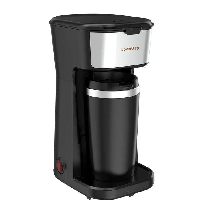 LePresso Coffee Maker with Travelling Mug 450W – Black