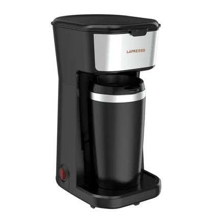 LePresso Coffee Maker with Travelling Mug 450W – Black