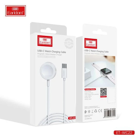 Earldom ET-WC22 USB-C Magnetic Watch Charging Cable – Fast Wireless Charger