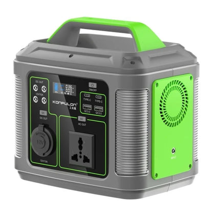 Konfulon CN04 60000mAh 192Wh Portable Power Station with 300W AC Output, 60W PD & Solar Charging