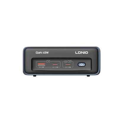 LDNIO Sc1 45W GaN Power Strip – 2 Outlets + 3 USB Ports
