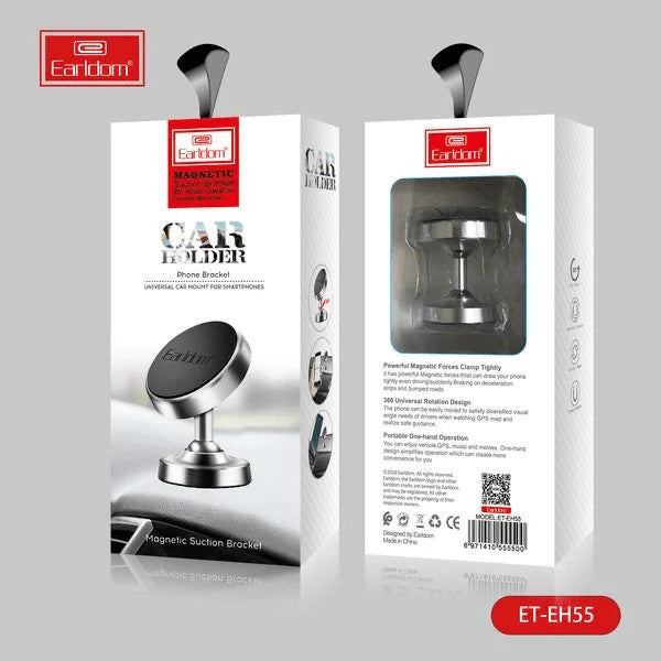 Earldom ET-EH55 Magnetic Car Phone Holder – Metal Dashboard Mount