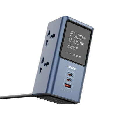 LDNIO Sc2 45W Power Strip — 4 Universal Outlets + 3 USB Ports