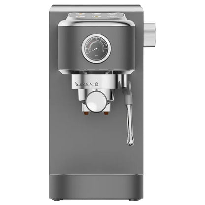 LePresso Caffè Virtuoso Hot & Cold Espresso Maker with Steam Wand & Pressure Gauge – Gray