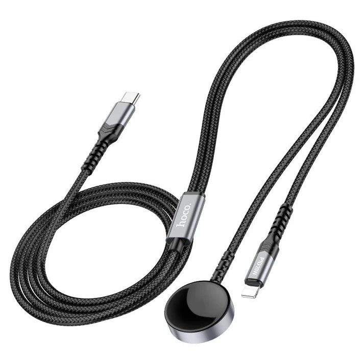 CW54 2-in-1 charging cable iP+iWatch