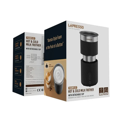 LePresso Foamflex Hot & Cold Milk Frother 500mL – Black